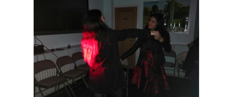 Teenagers celebrate 2020 at non-alcoholic teenage bar