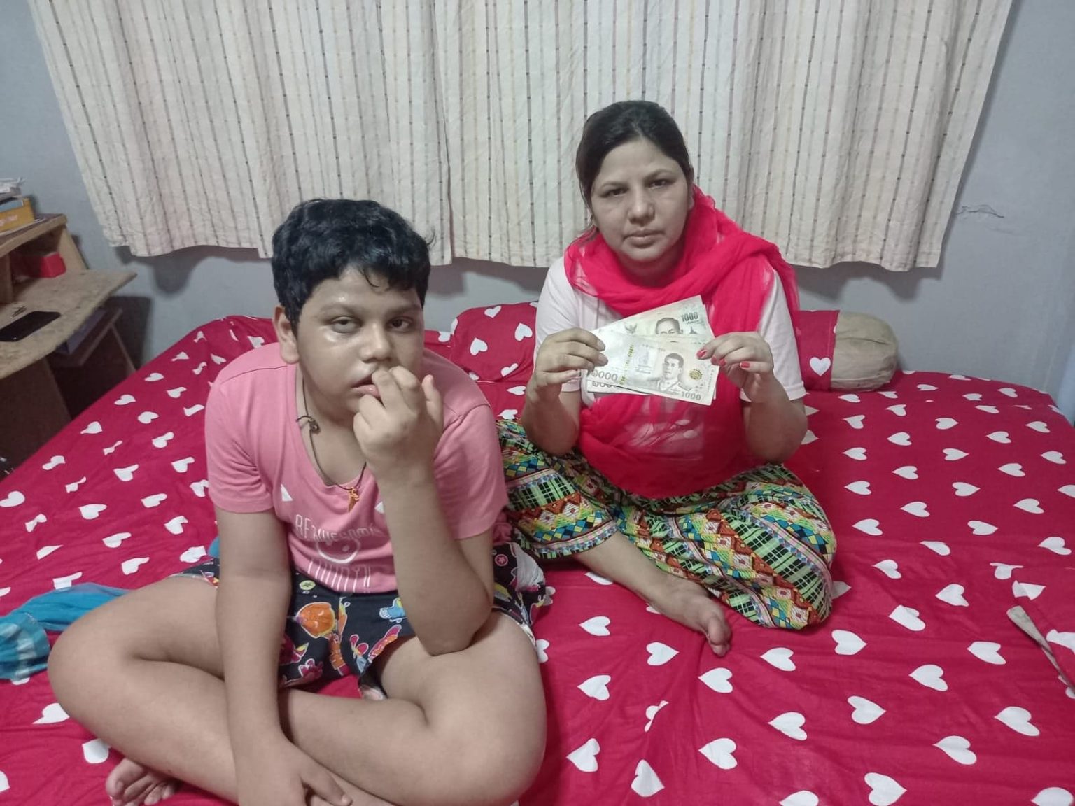 BACA financially support Pak-Christian asylum family with mentally impaired child after father was killed after fall from ladder while working illegally for pittance