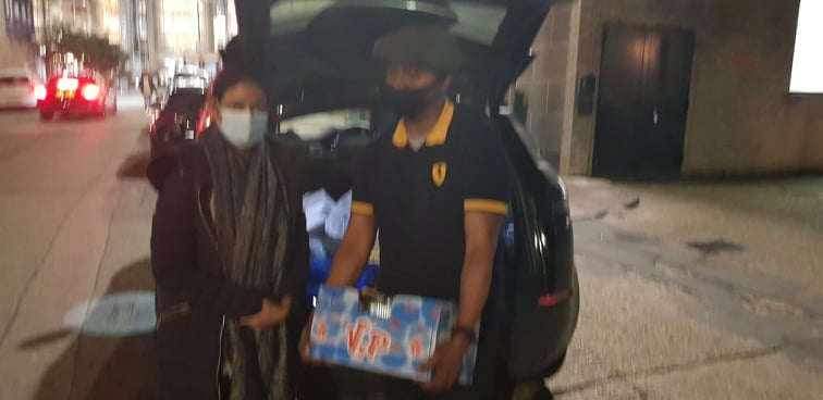 Staggered homeless return allows more food to be delivered to Malachi project