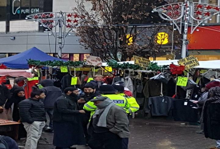 Police called to Ilford Town Centre after Allah-hu-akhbar chant played during Christian event set off terrorist panic
