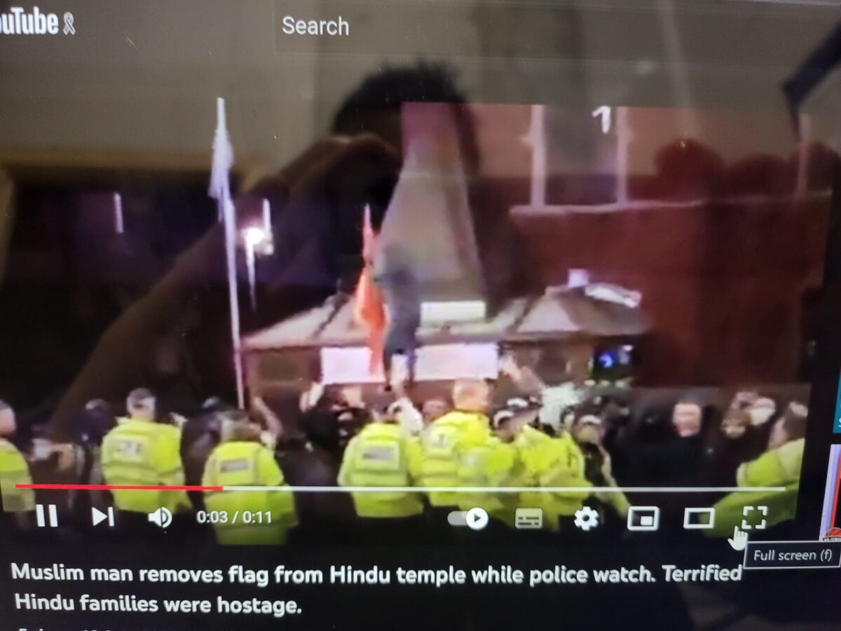 Hundreds of Hindu and Muslim men riot through East Leicester in war ...