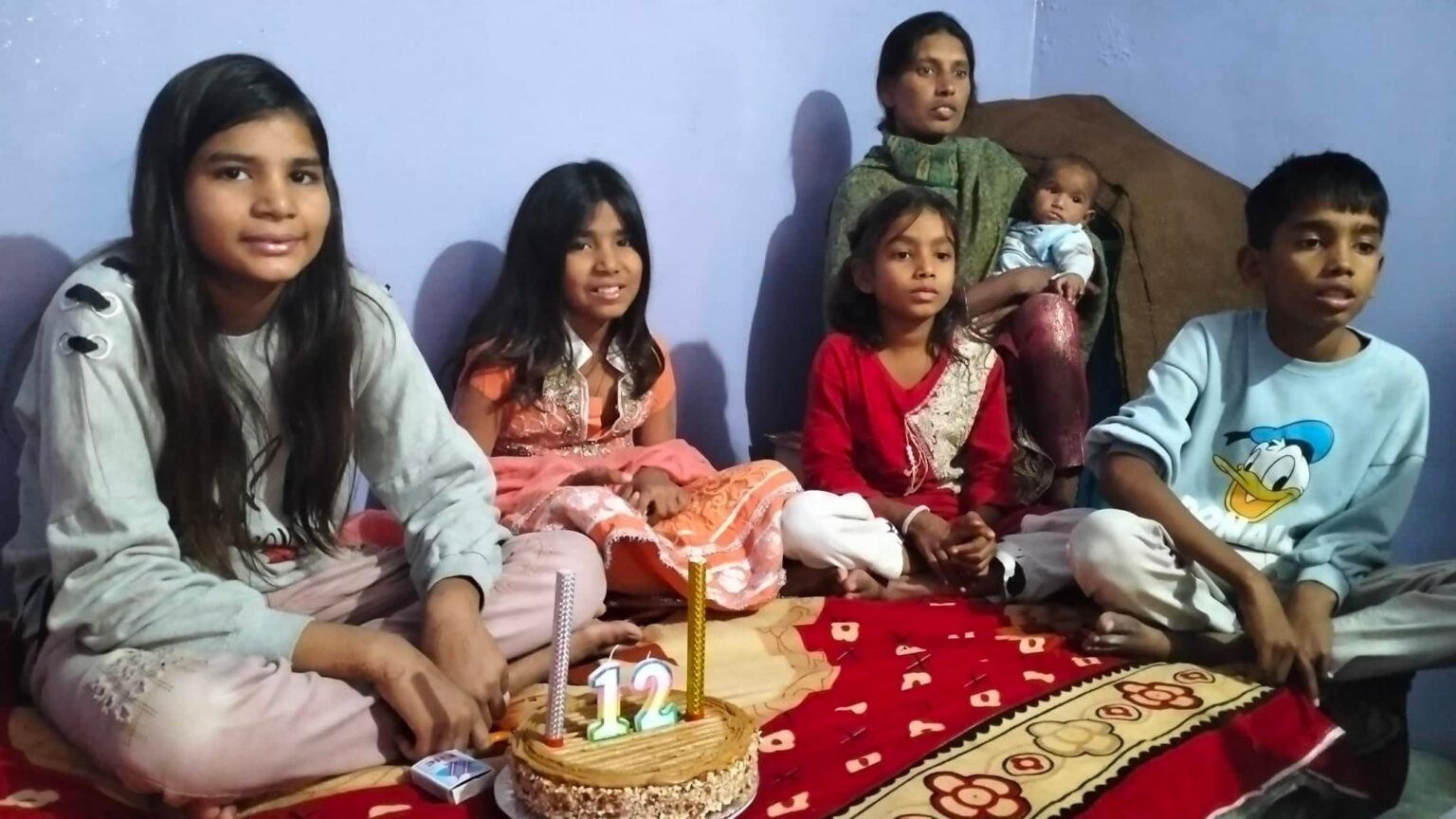 Birthday treats for orphans of brick Kiln slaves who were burned alive by Muslim Zealots
