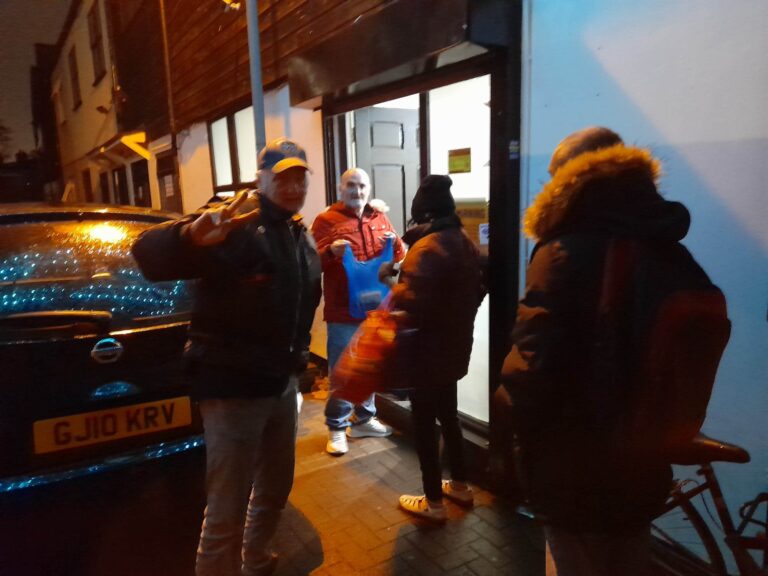 Teenager shares birthday cake with Redbridge homeless community!